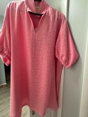 NWT XXL Emily McCarthy Poppy Dress, med pink